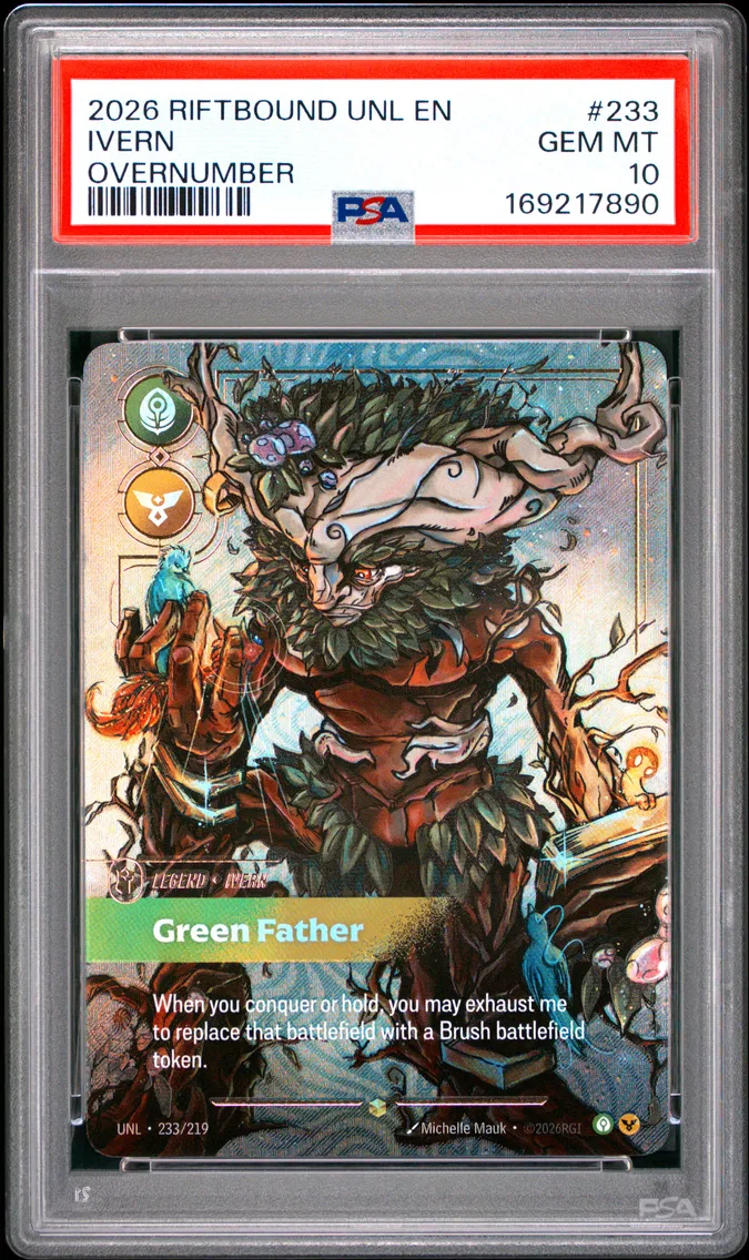 2026 #233 Ivern - Green Father PSA 10 Riftbound: League of Legends Unl-Unleashed