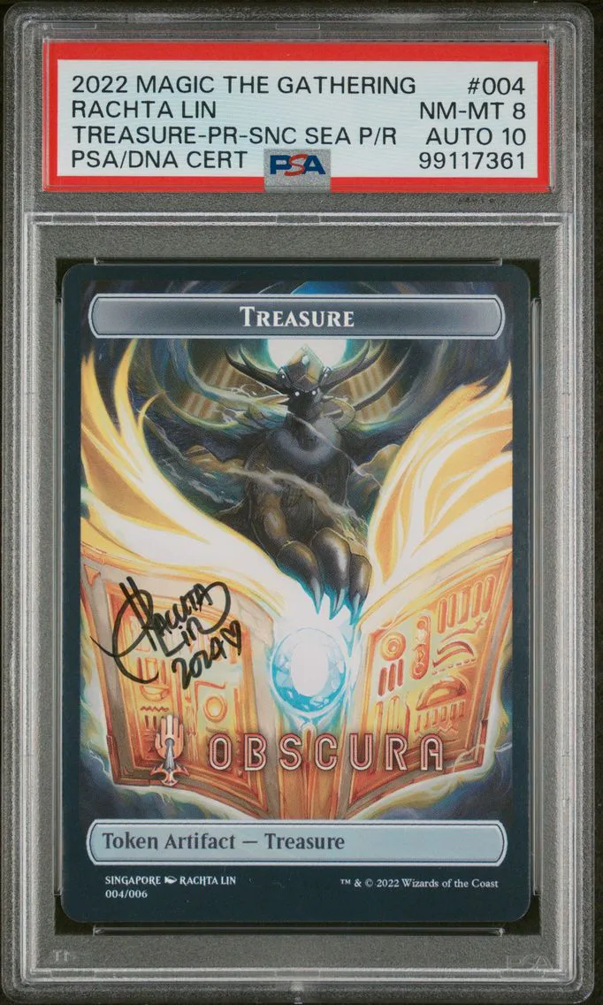 2022 #004 TREASURE PSA 8 MAGIC THE GATHERING PROMO | STREETS OF NEW CAPENNA SOUTHEAST ASIA PRERELEASE