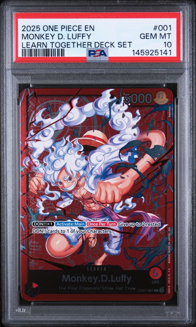 2025 #001 Monkey D. Luffy PSA 10