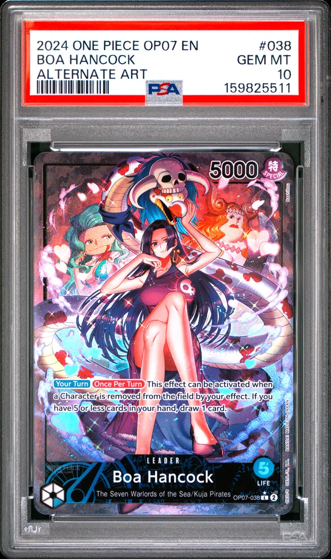 2024 #038 Boa Hancock PSA 10 One Piece OP07-500 Years in the Future