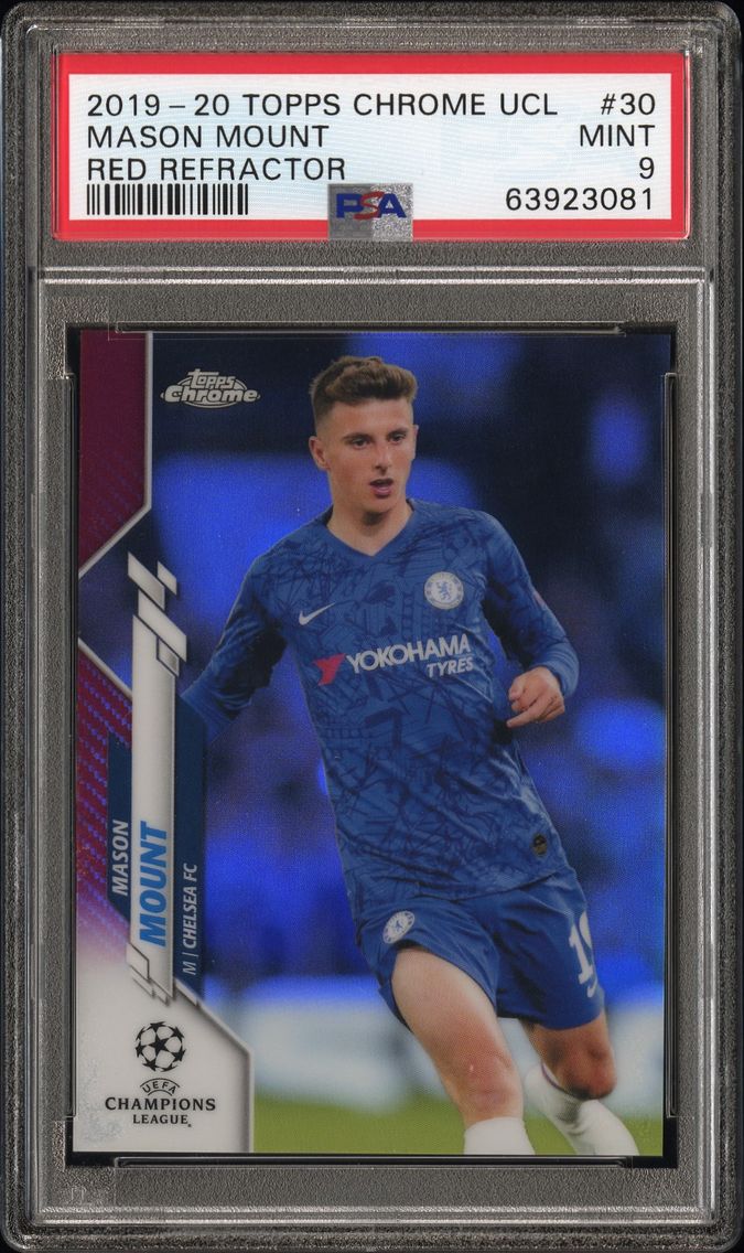 2019 #30 Mason Mount PSA 9 Topps