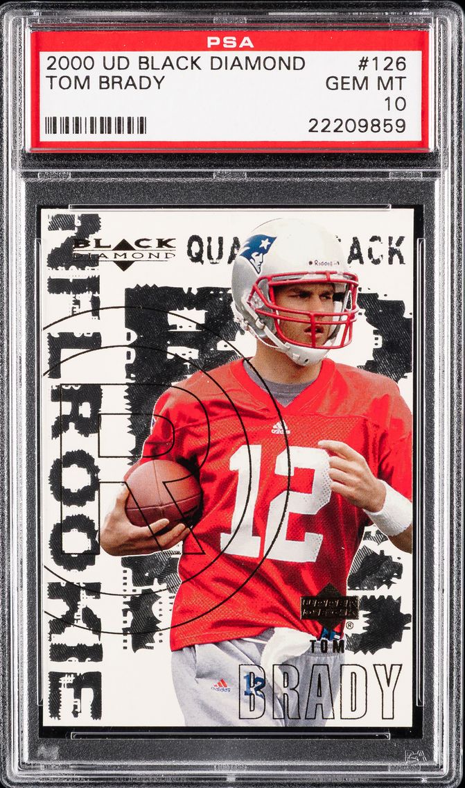 2000 #126 Tom Brady PSA 10 Upper