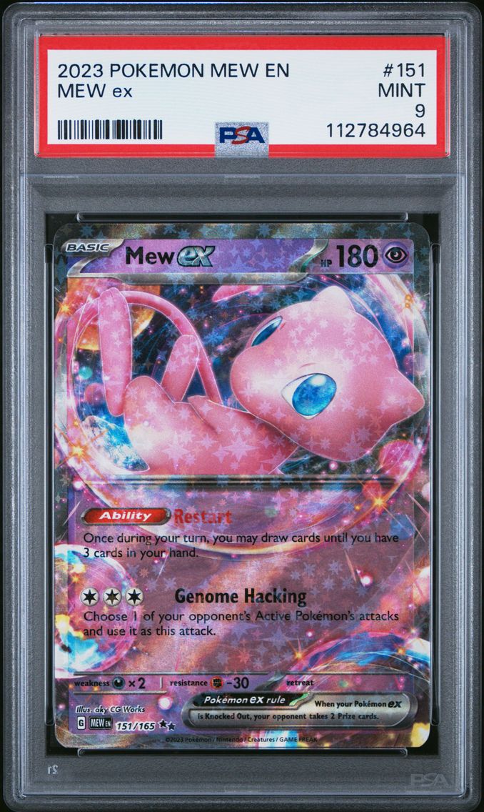 2023 #151 Mew EX PSA 9 Mew EN-151