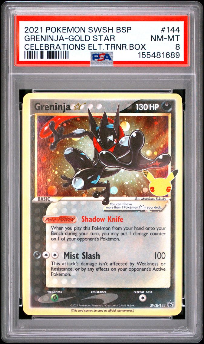 2021 #144 Greninja-Gold Star PSA