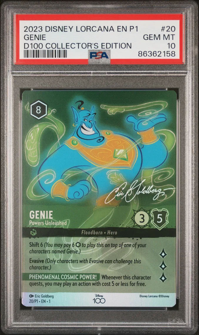 2023 #20 Genie - Powers Unleashed PSA 10 Disney Lorcana EN P1-Promo