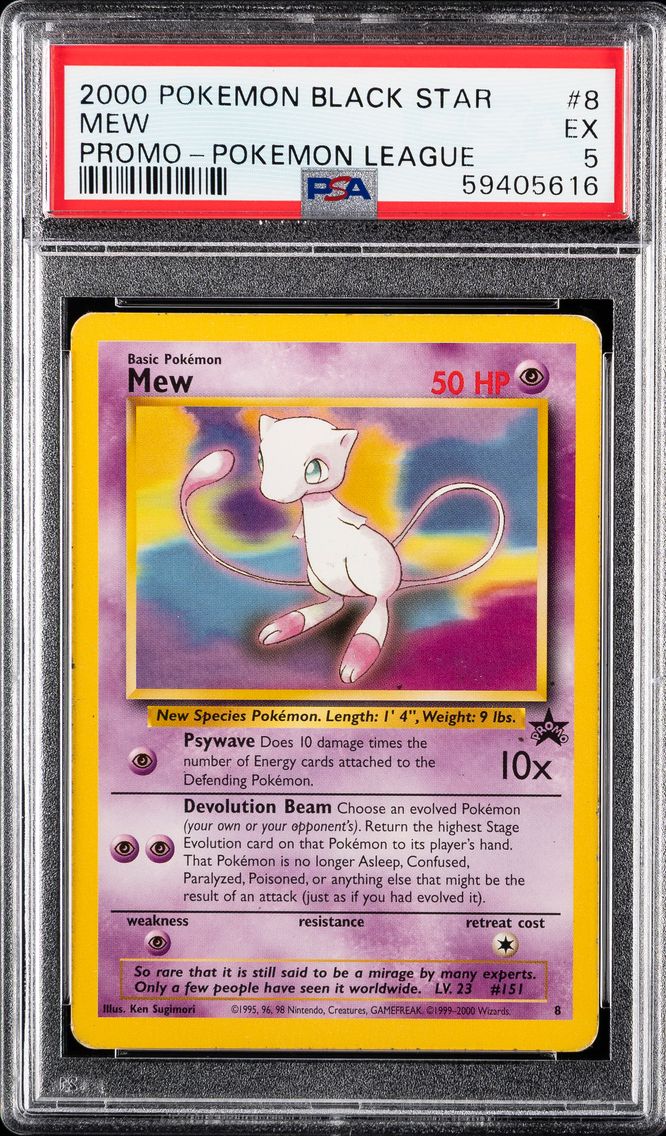2000 #8 Mew PSA 5 Promo Black Star Pokemon