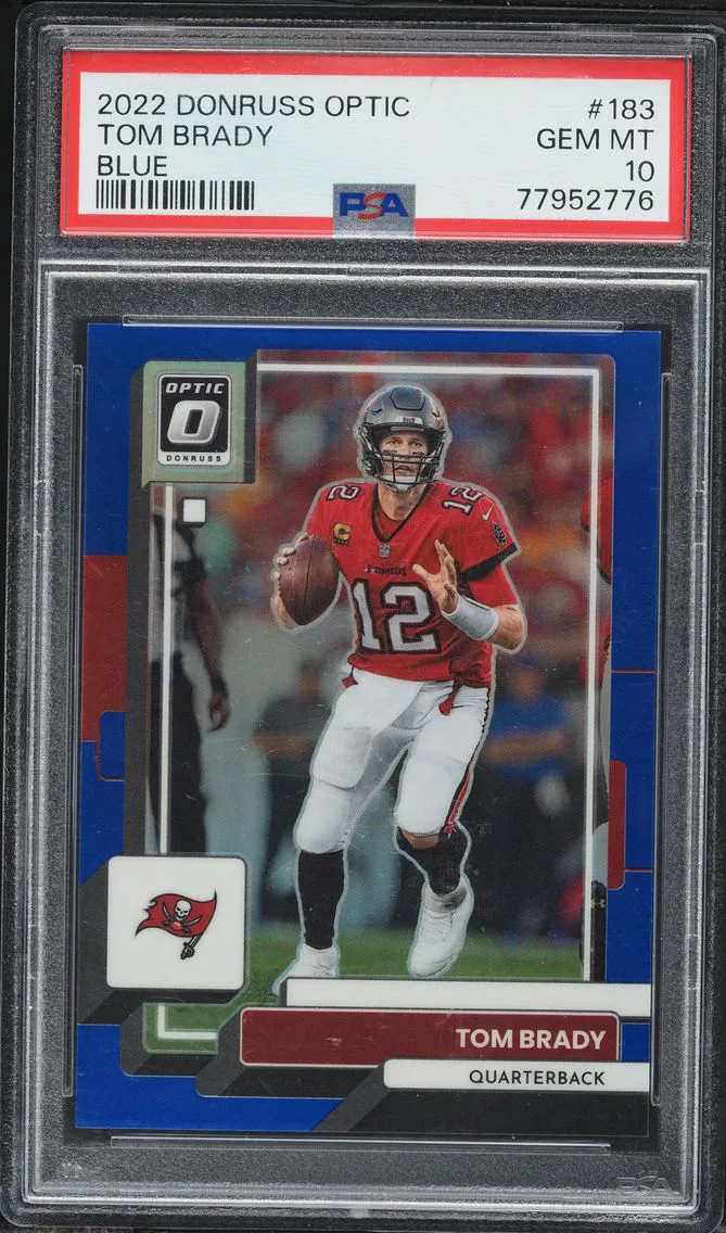 2022 #183 Tom Brady PSA 10 Panini Donruss Optic Football