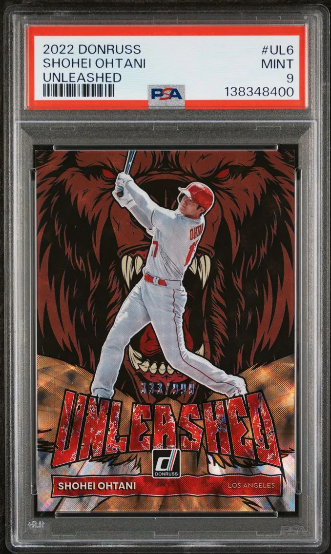 2022 #UL6 Shohei Ohtani PSA 9 Panini Donruss Unleashed