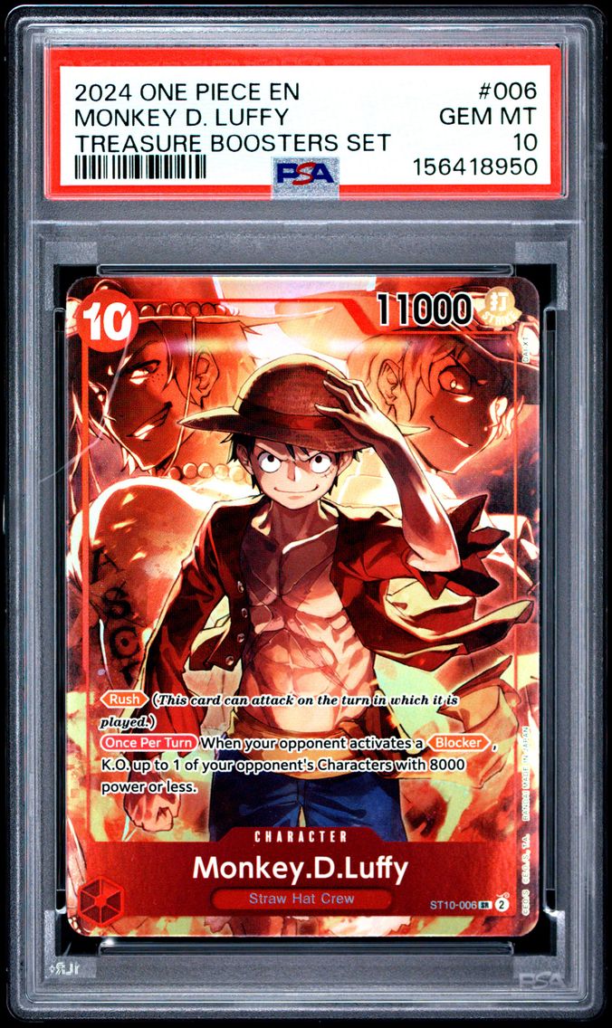 2024 #006 Monkey D. Luffy PSA 10 One Piece Promos