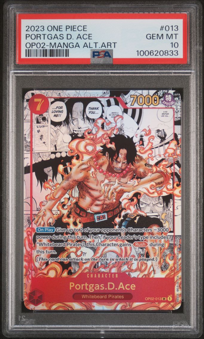 2023 #013 Portgas D. Ace PSA 10 