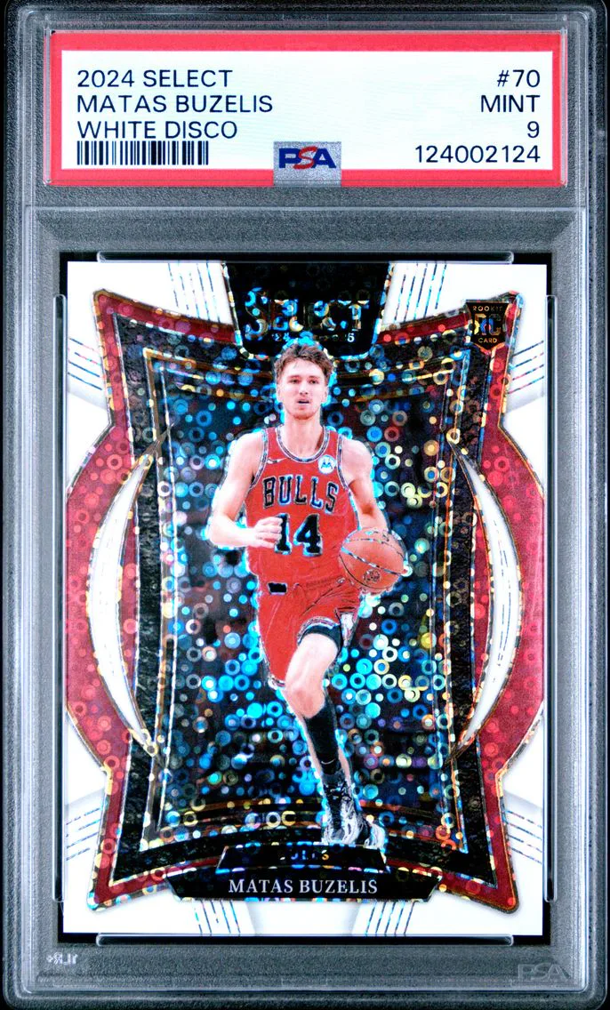 2024 #70 Matas Buzelis PSA 9 Panini Select