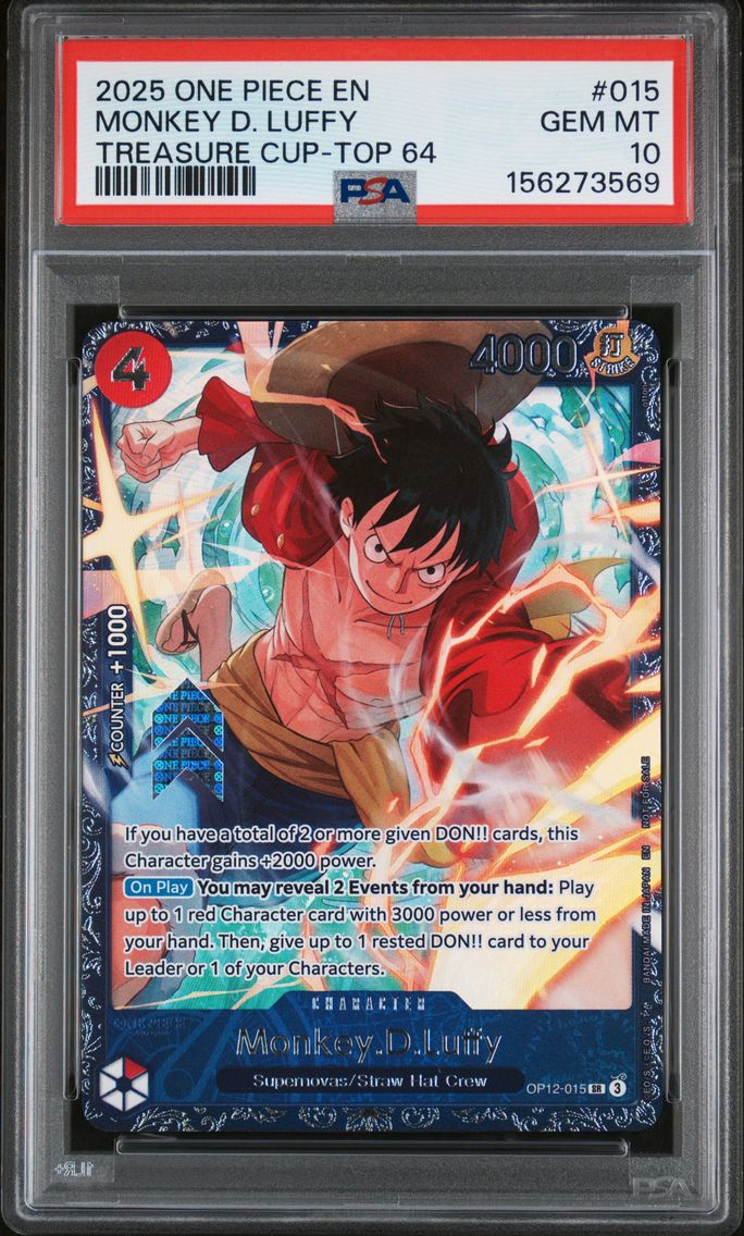 2025 #015 Monkey D. Luffy PSA 10