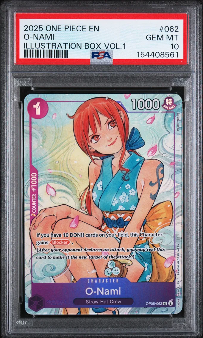 2025 #062 O-Nami PSA 10 One Piece Promos
