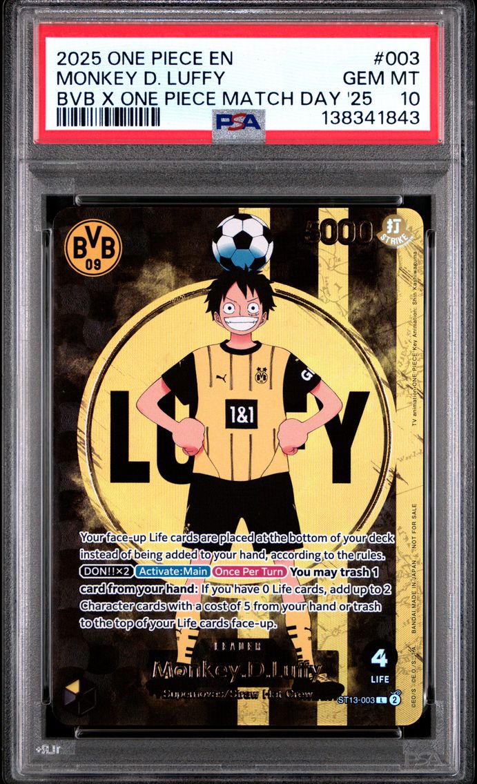 2025 #003 Monkey D. Luffy PSA 10