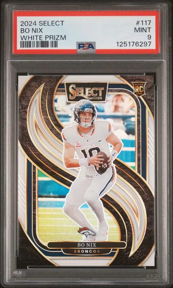 2024 #117 Bo Nix PSA 9 Panini Select