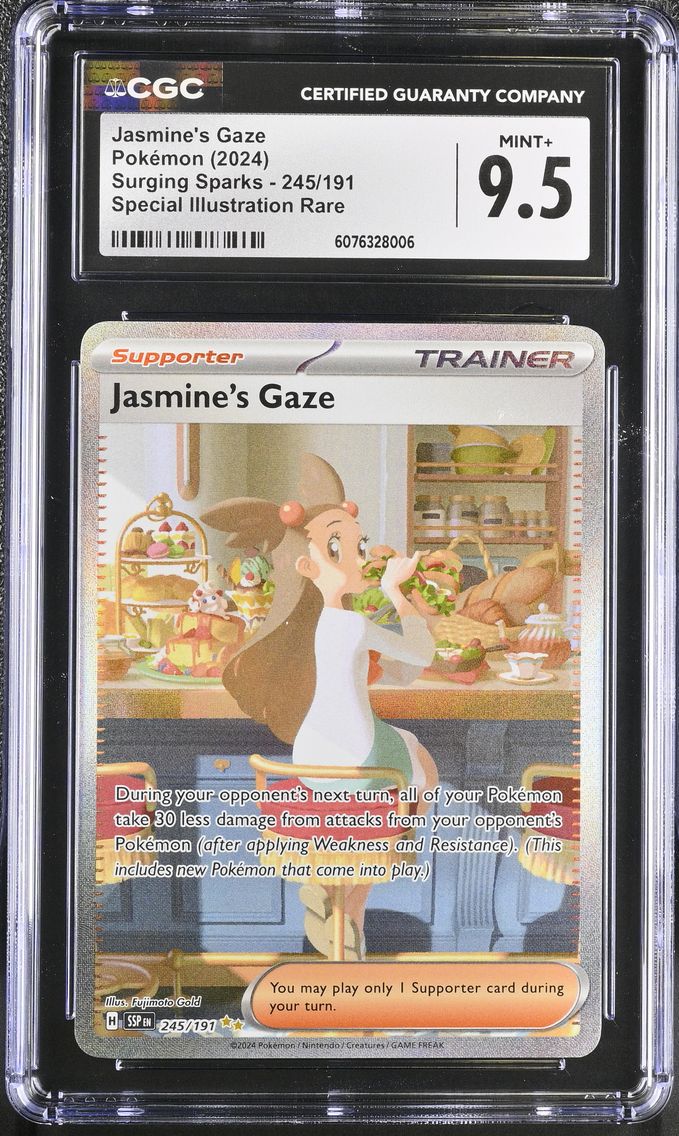 2024 #245 Jasmine's Gaze CGC 9.5 Surging Sparks - SSP EN - English