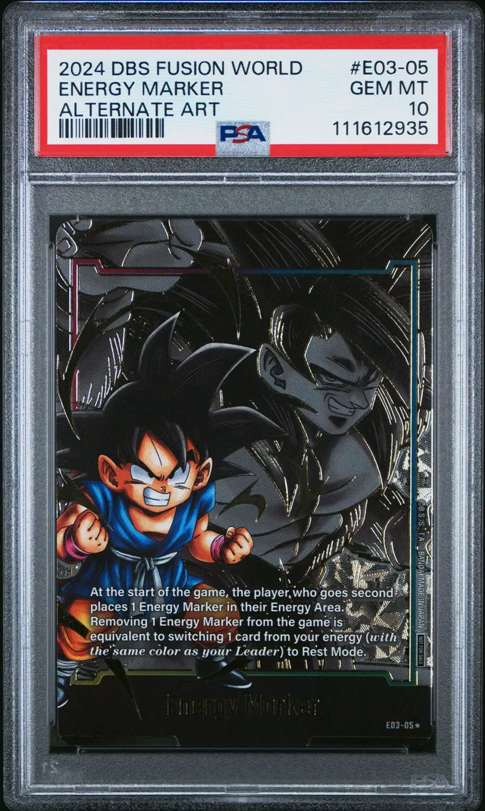 2024 #E03-05 Energy Marker PSA 10 Dragon Ball Super Card Game Fusion World Energy Marker Pack 03