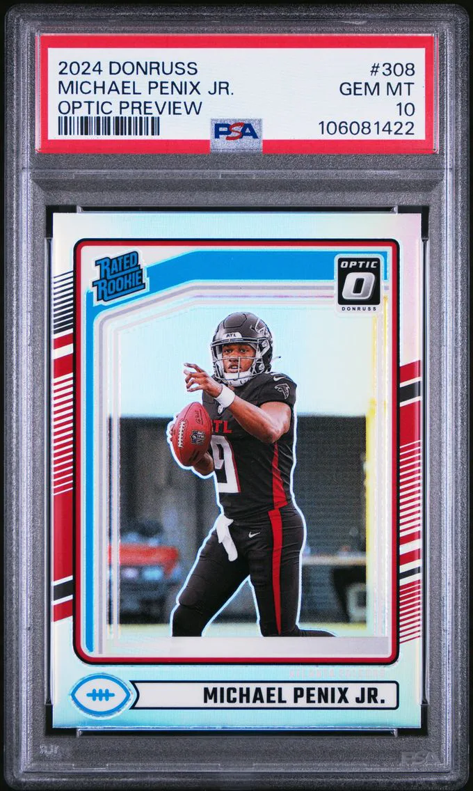 2024 #308 Michael Penix Jr. PSA 10 Panini Donruss