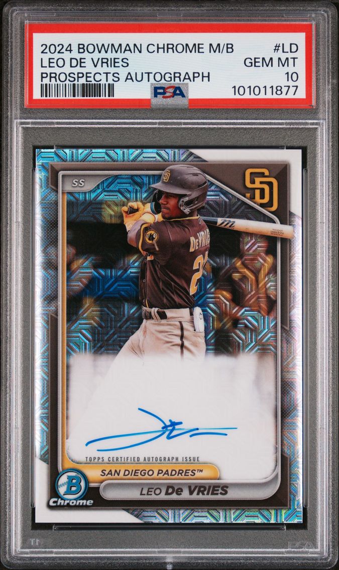 2024 #LD Leo de Vries PSA 10 Bow