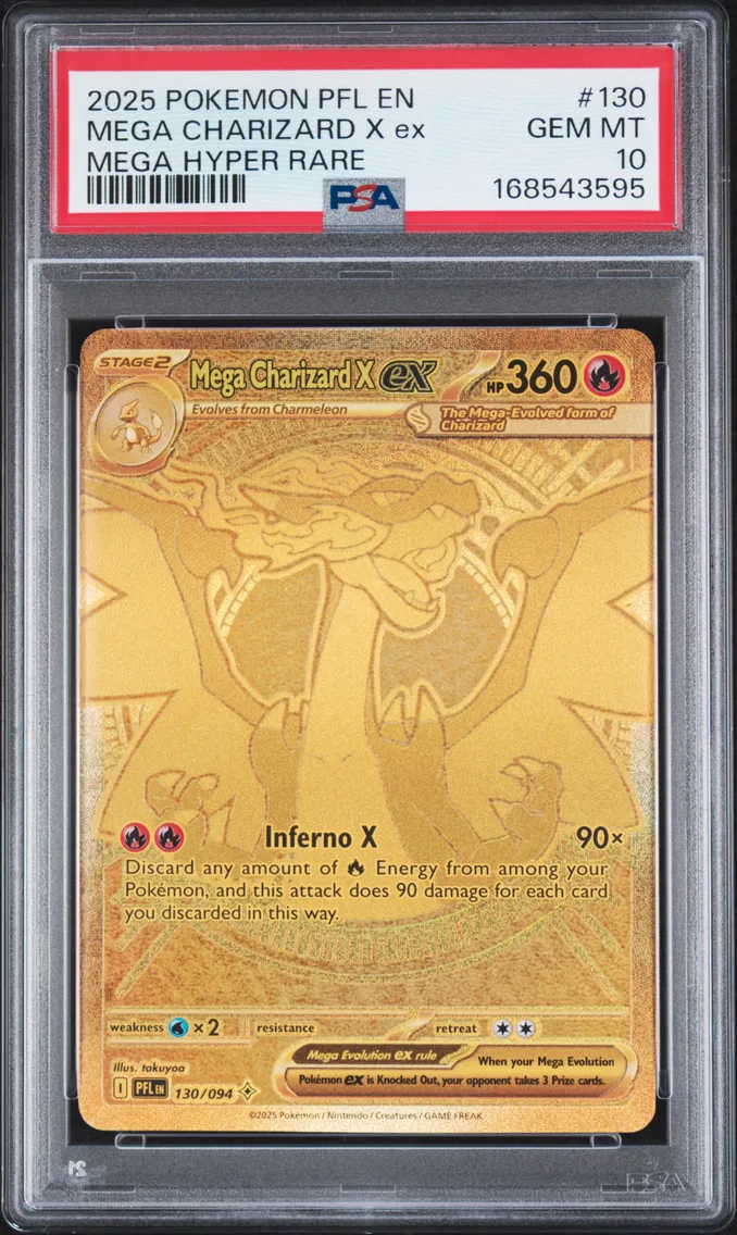 2025 #130 Mega Charizard X EX PS