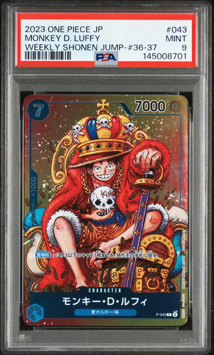 2023 #043 Monkey D. Luffy PSA 9 One Piece Japanese Promos