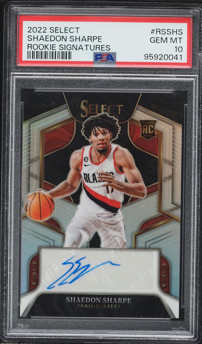 2022 #RSSHS Shaedon Sharpe PSA 1