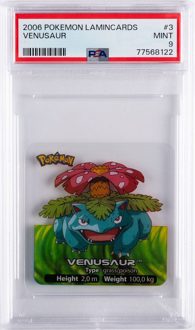 2006 #3 Venusaur PSA 9 Lamincards Series 1 Pokemon