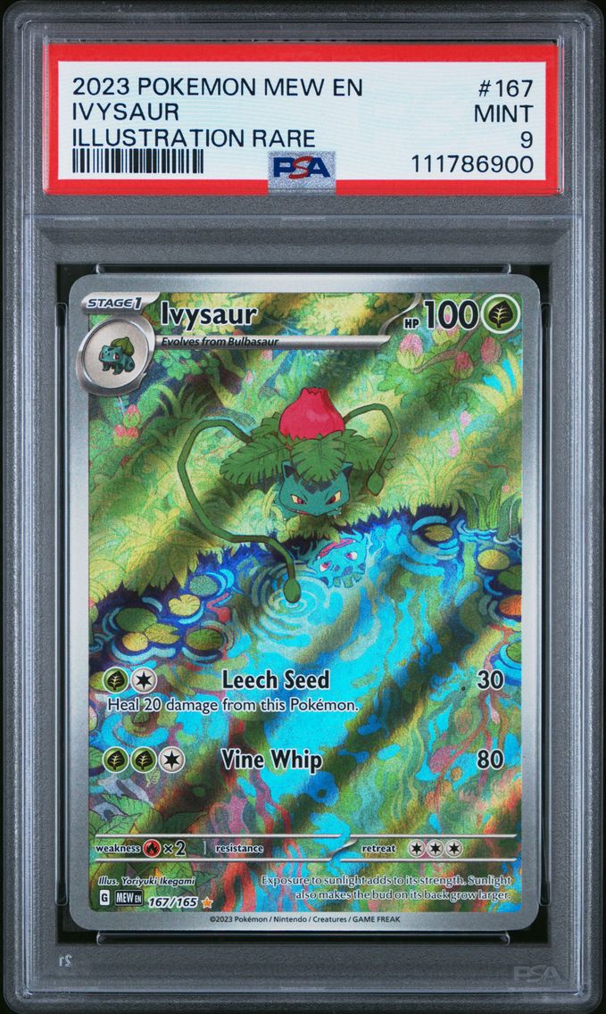 2023 #167 Ivysaur PSA 9 Mew EN-151