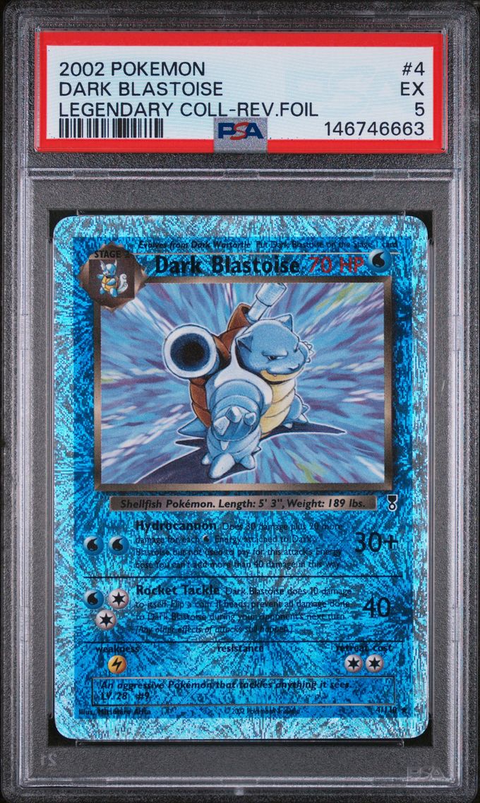 2002 #4 Dark Blastoise-Reverse F