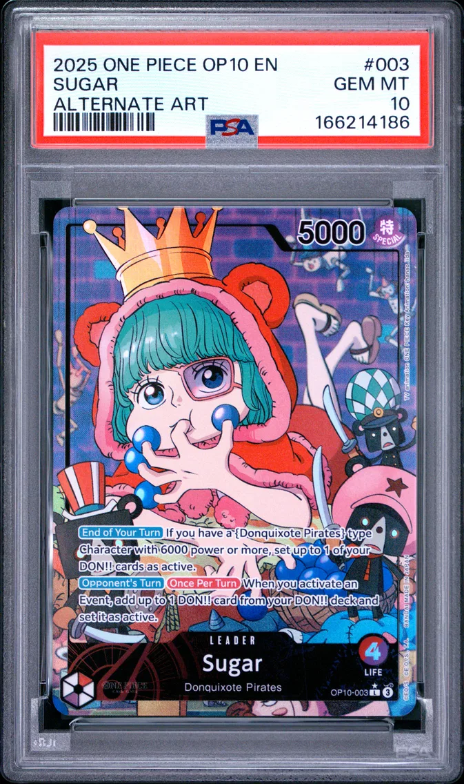 2025 #003 Sugar PSA 10 One Piece OP10-Royal Blood