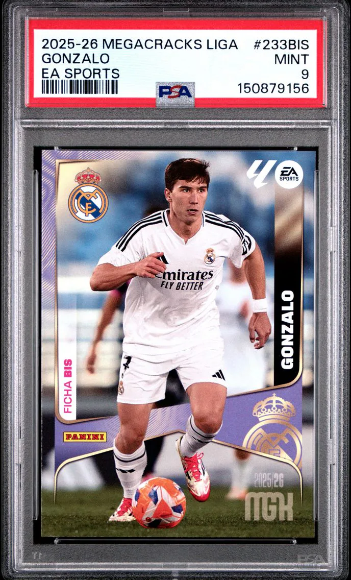 2025 #233BIS Gonzalo PSA 9 Panini Megacracks Mgk Laliga EA Sports