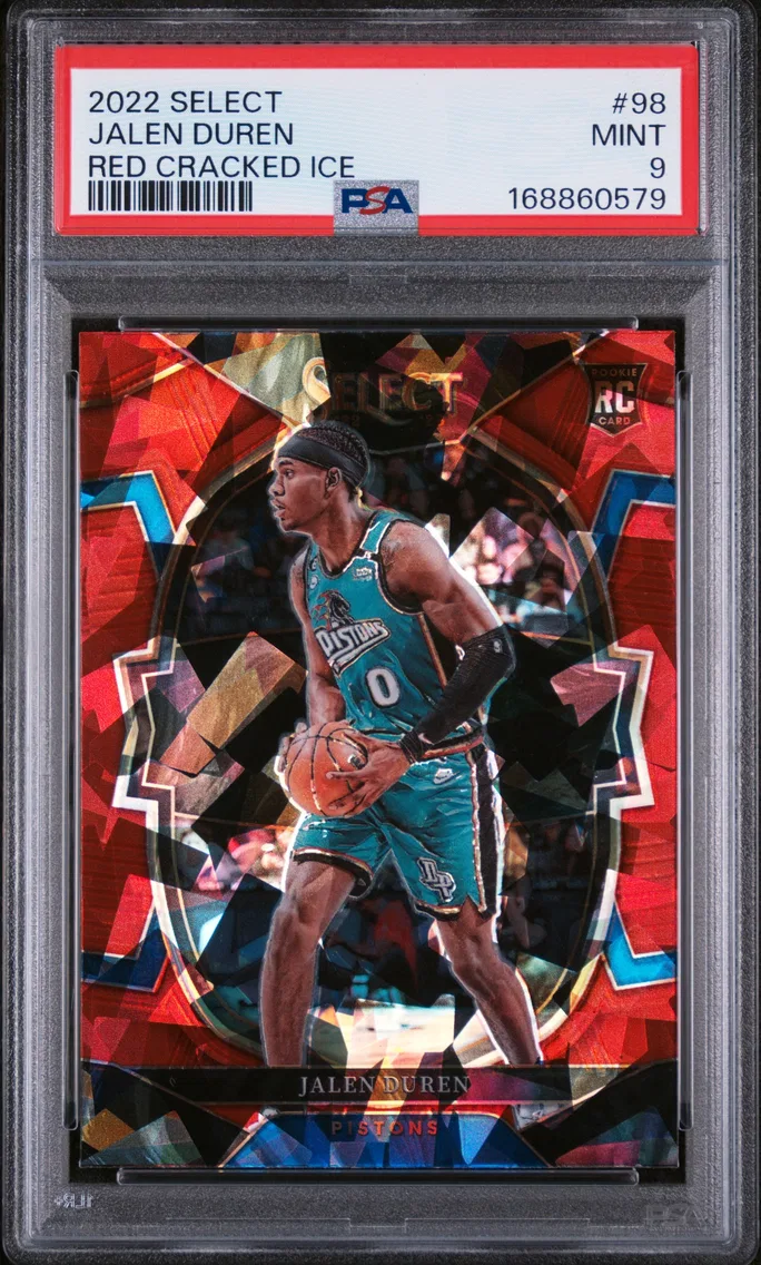 2022 #98 Jalen Duren PSA 9 Panini Select