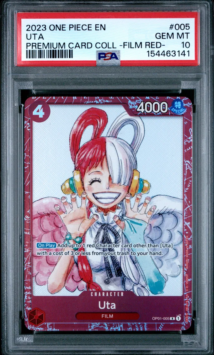 2023 #005 Uta PSA 10 One Piece Premium Card Collection -One Piece Film Red-