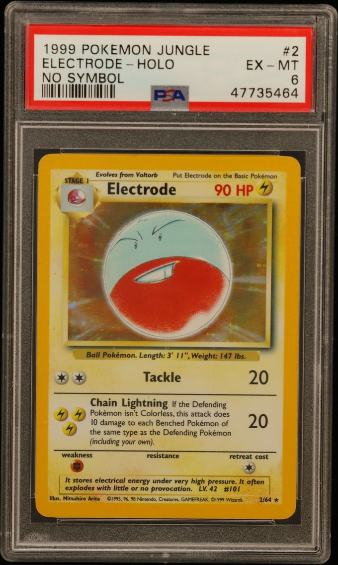 1999 #2 Electrode-Holo PSA 6 Jungle