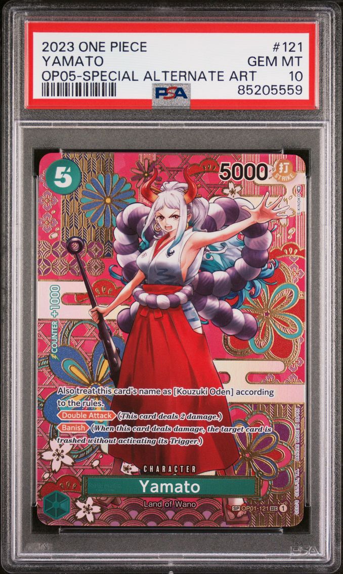 2023 #121 Yamato PSA 10 One Piec