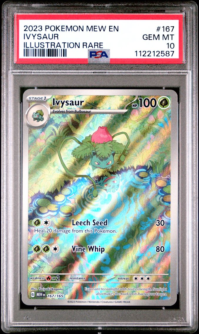 2023 #167 Ivysaur PSA 10 Mew EN-