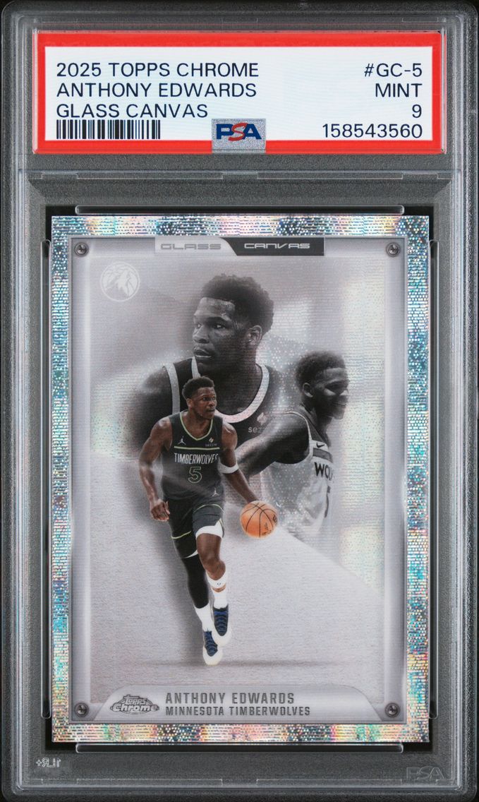 2025 #GC-5 ANTHONY EDWARDS PSA 9