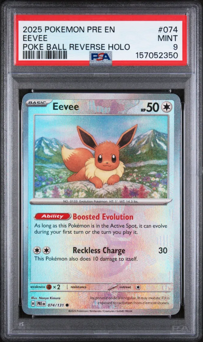 2025 #074 Eevee PSA 9 Pre EN-Pri