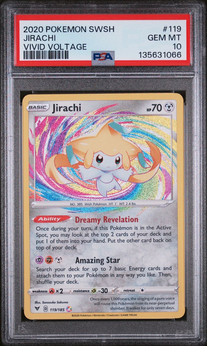 2020 #119 Jirachi PSA 10 Sword &