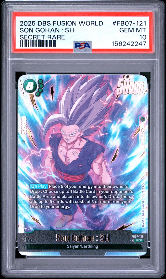 2025 #FB07-121 Son Gohan : SH PSA 10 Dragon Ball Super Card Game Fusion World Wish for Shenron