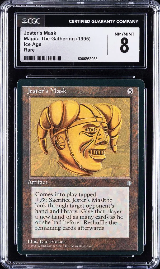 1995 #5 Jester's Mask CGC 8 Magic:  The Gathering | Ice Age,  Rare