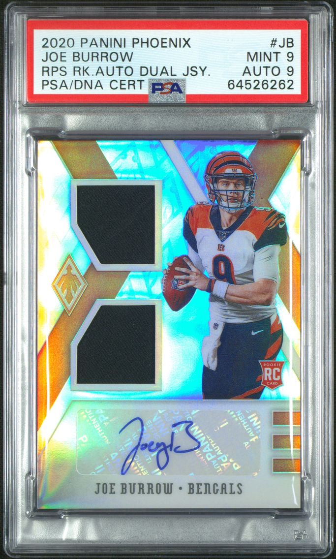 2020 #JB Joe Burrow PSA 9 Panini