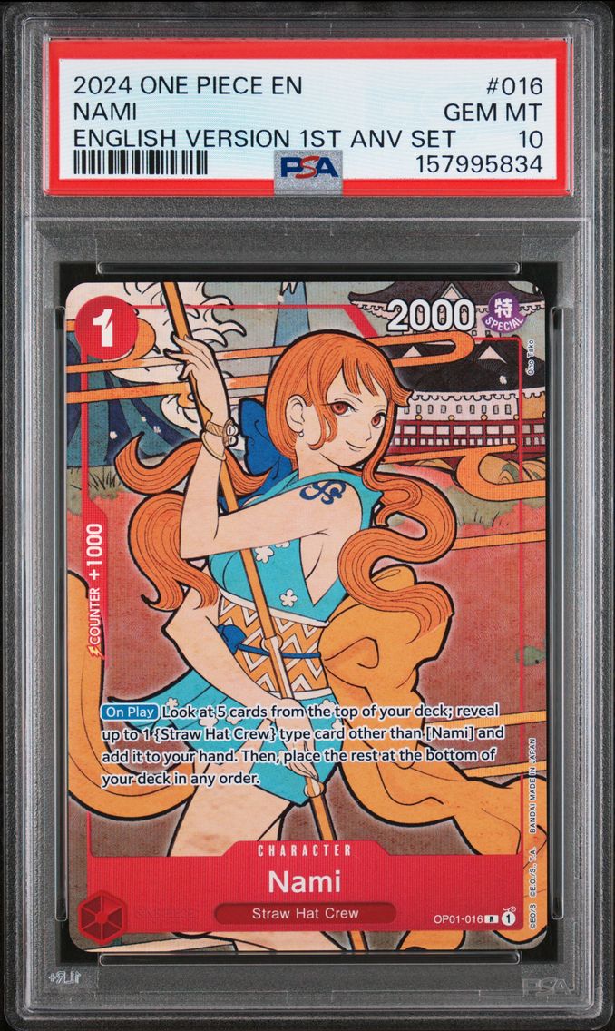 2024 #016 Nami PSA 10 One Piece 