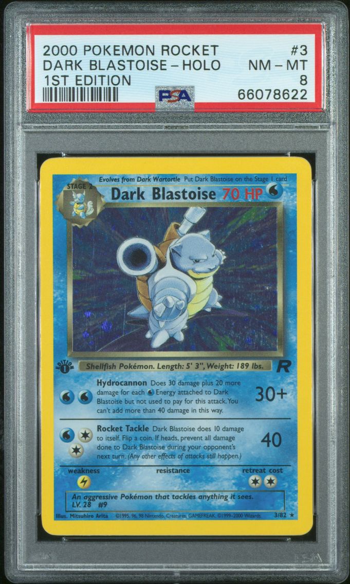 2000 #3 Dark Blastoise-Holo 1st