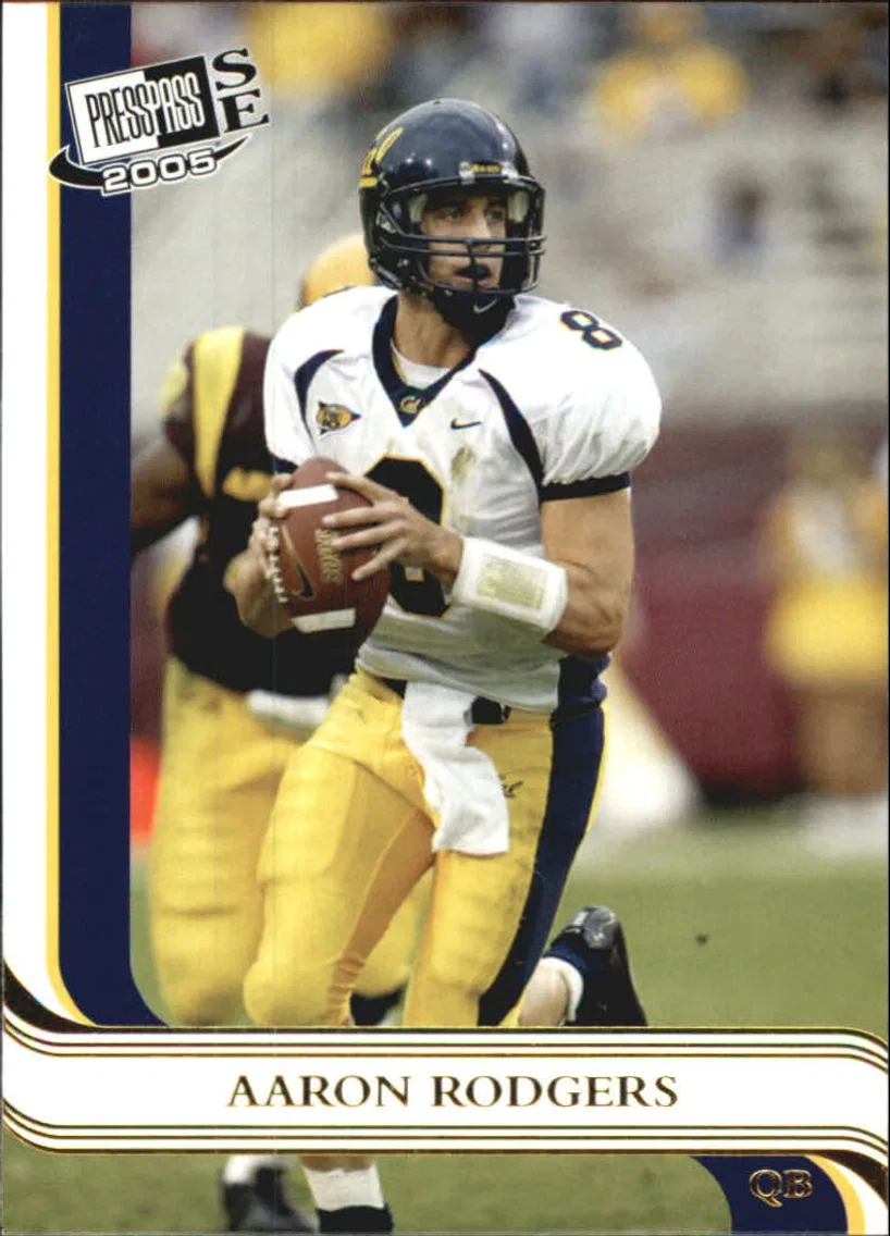 2005 #7 Aaron Rodgers BGS 9.5 Press Pass SE Gold