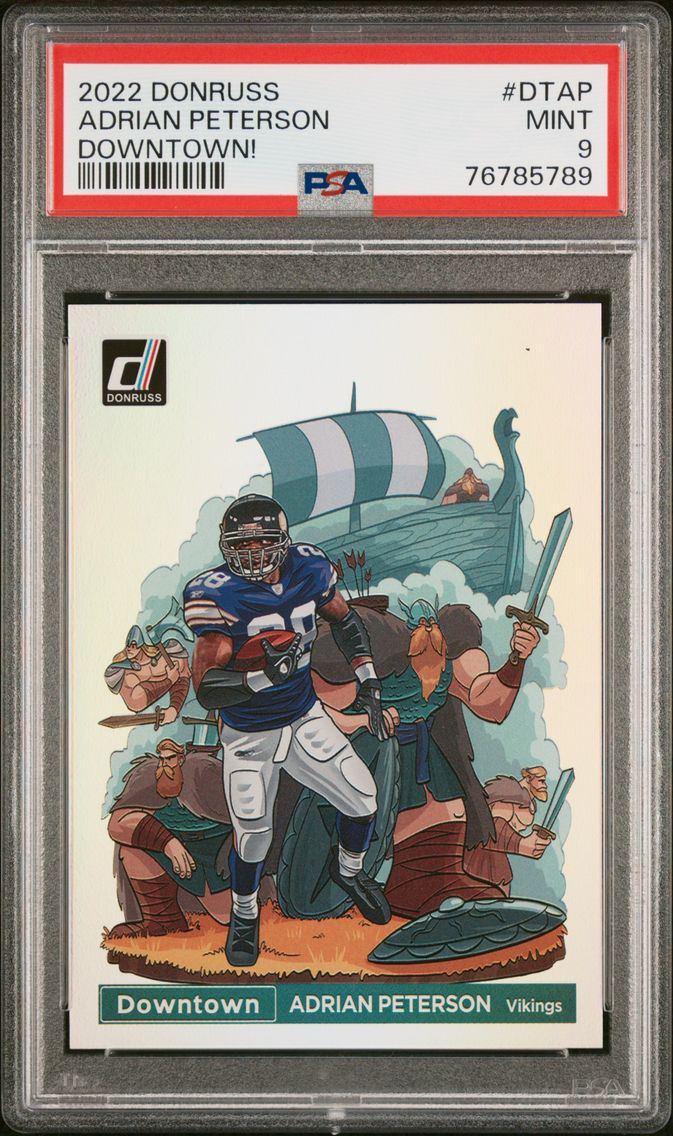 2022 #DTAP Adrian Peterson PSA 9