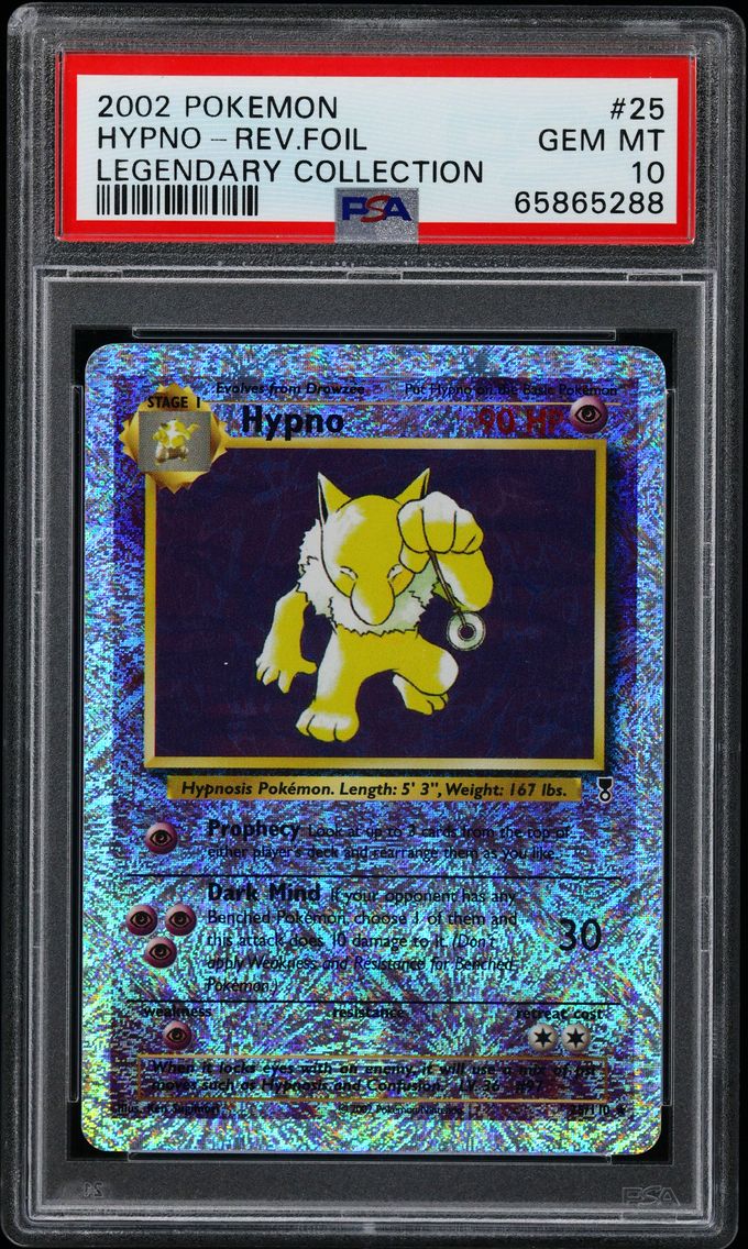 2002 #25 Hypno-Reverse Foil PSA 