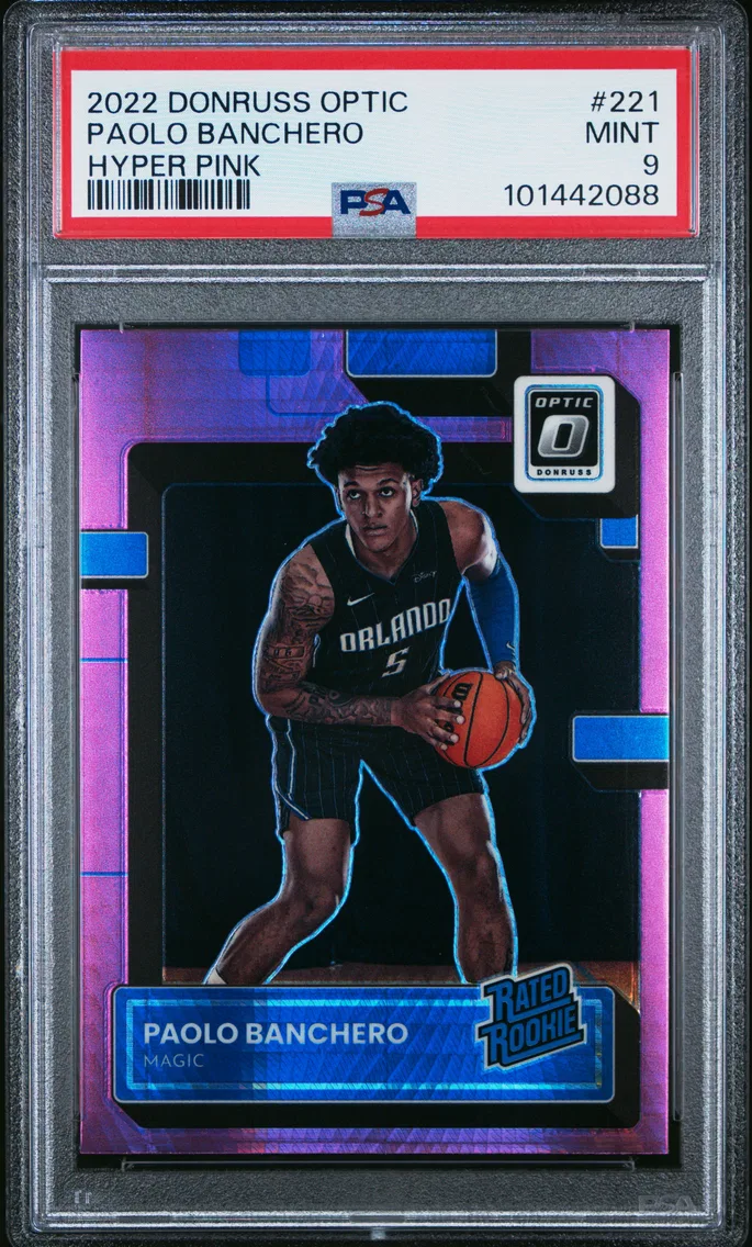 2022 #221 Paolo Banchero PSA 9 Panini Donruss Optic