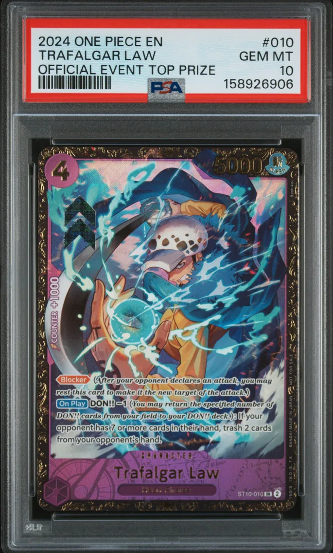 2024 #010 Trafalgar Law PSA 10 One Piece Promos
