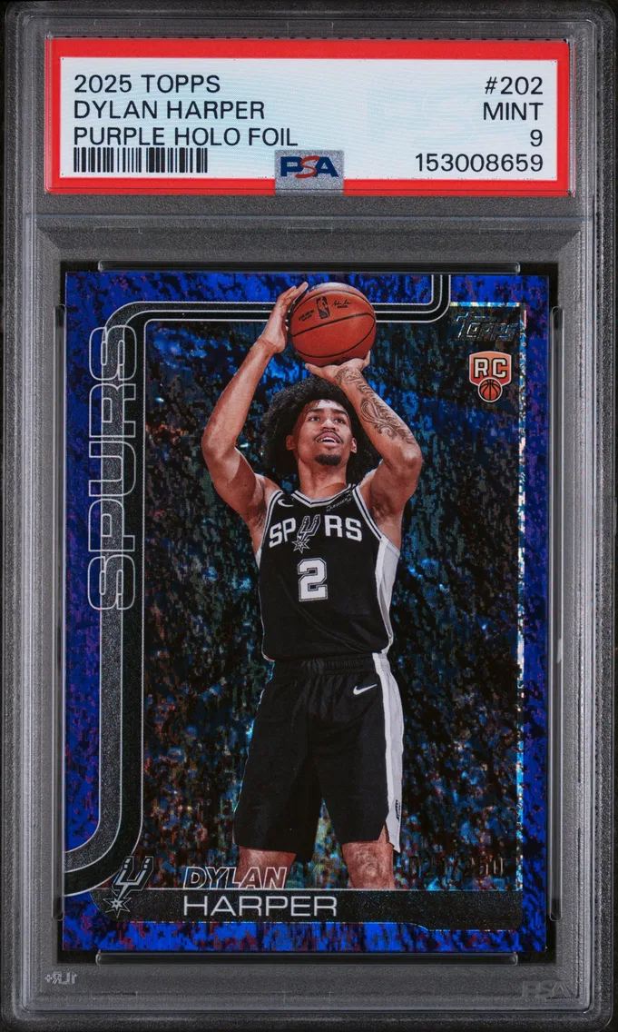 2025 #202 Dylan Harper PSA 9 Topps